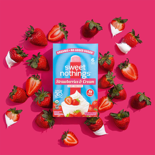 Strawberries & Cream Fruit Pops
