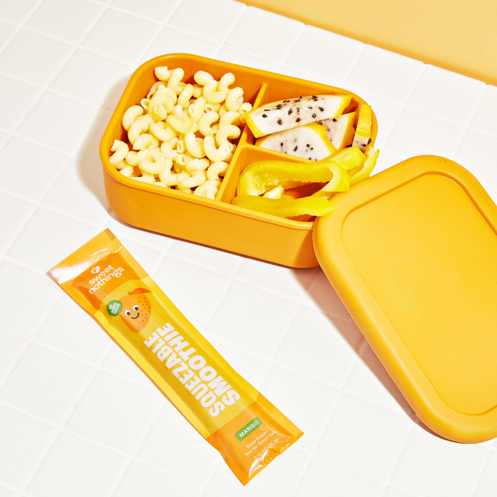 Mango Carrot Squeezable Smoothie Pops