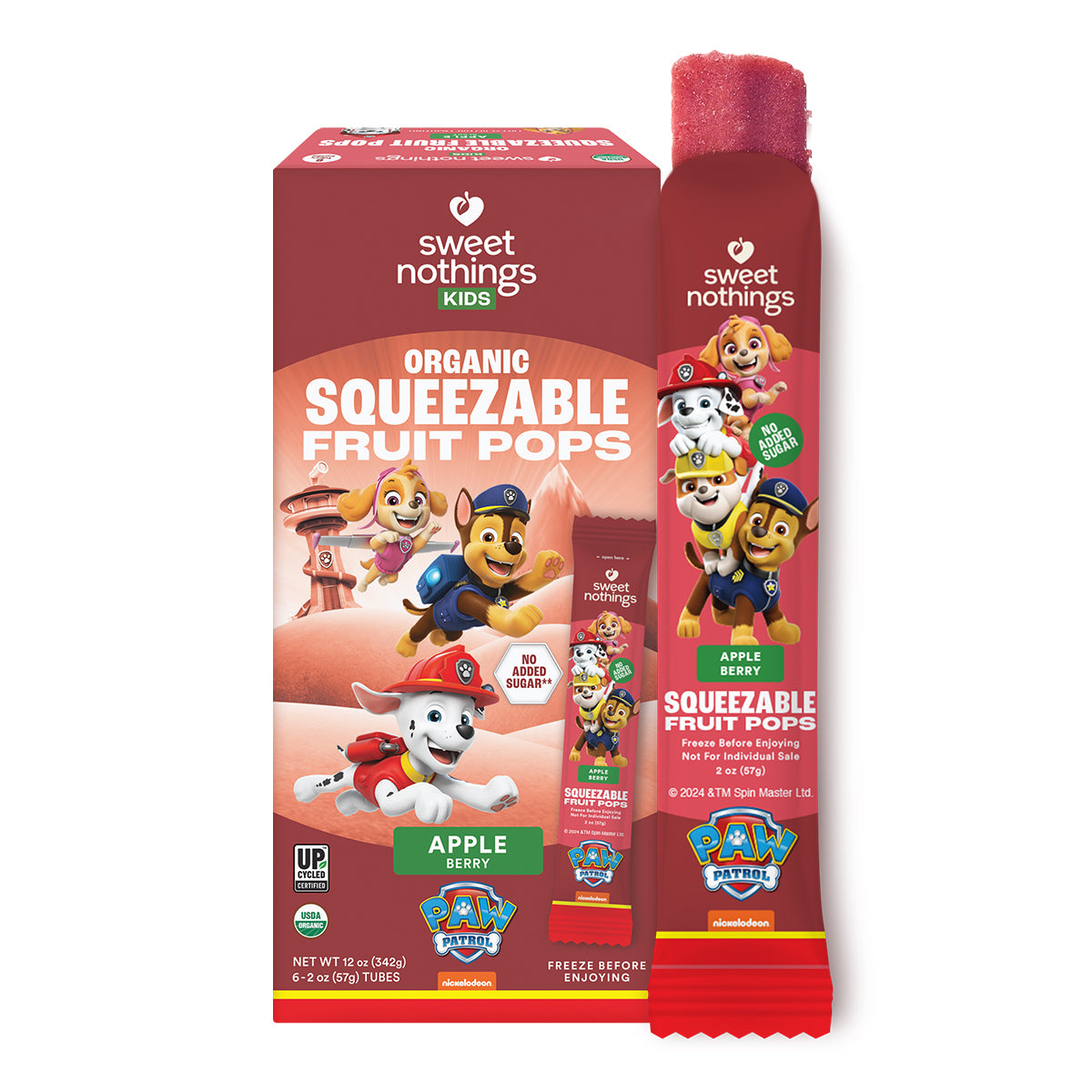 Apple Berry PAW Patrol Squeezable Fruit Pop