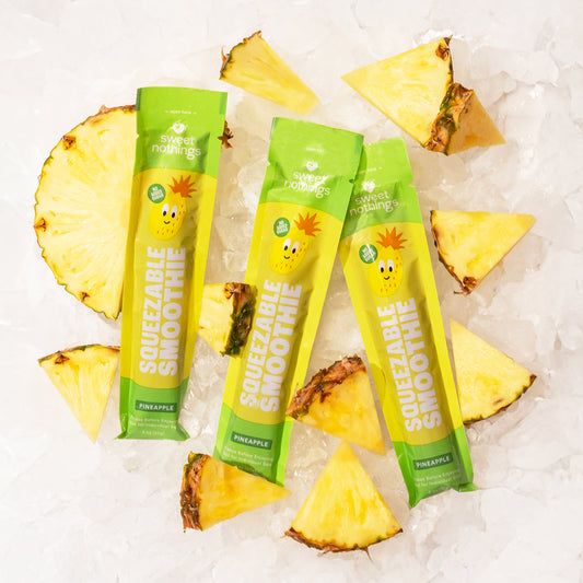 Pineapple Spinach Smoothie Pops